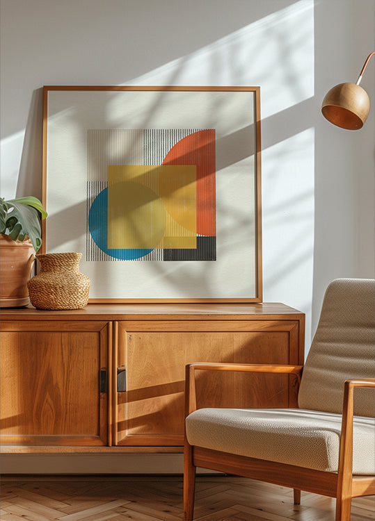 Armonía geométrica Póster