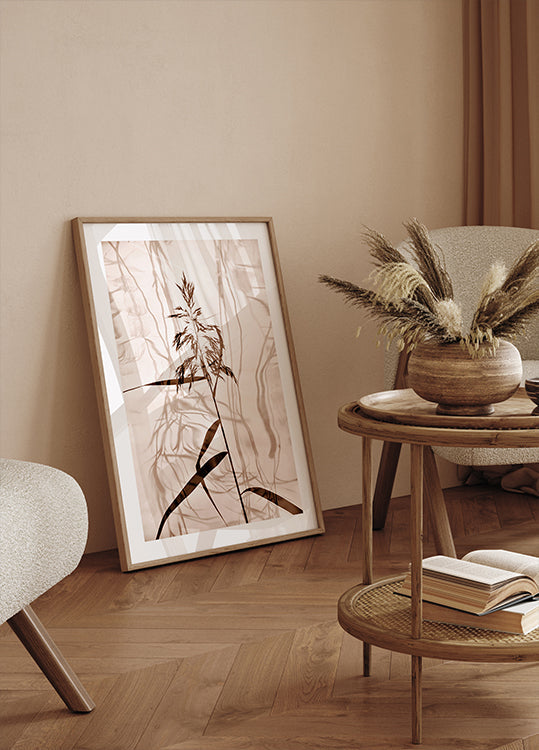 Reflexión de caña Póster