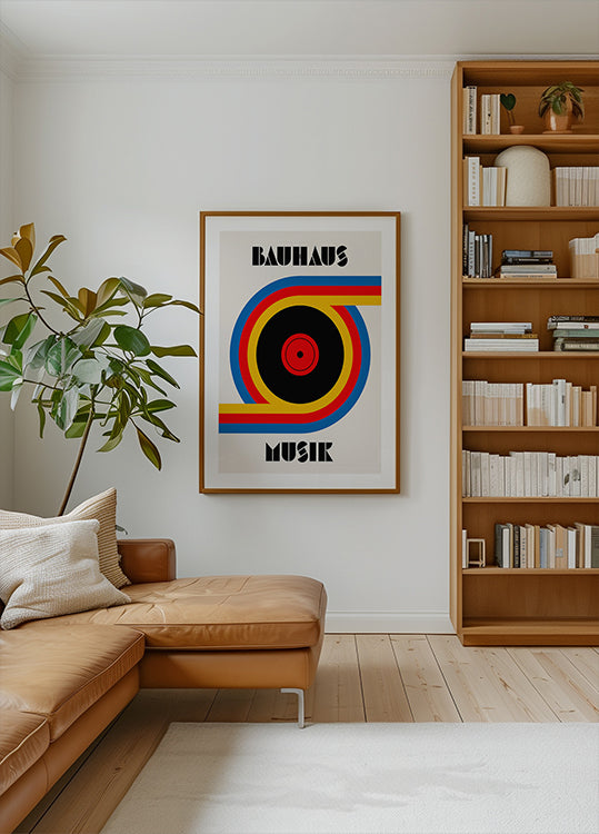 Póster de vinilo musical Bauhaus