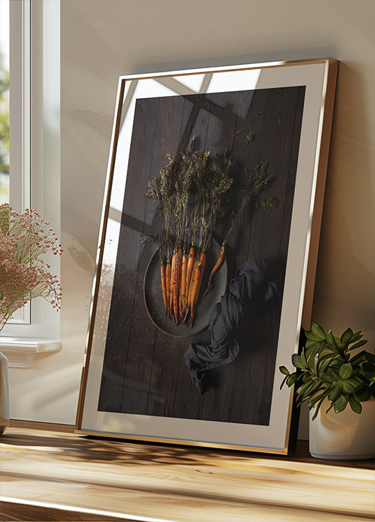 Zanahorias asadas Póster