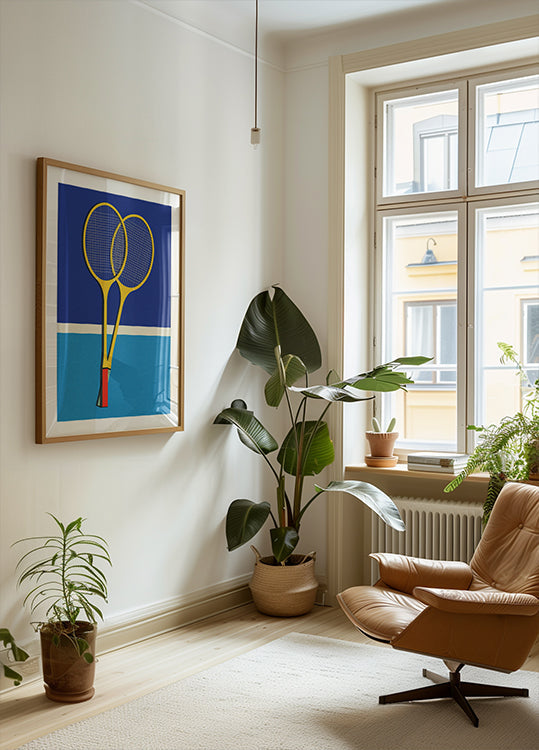Raquetas de bádminton de madera