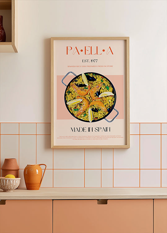 Perfección de paella Póster