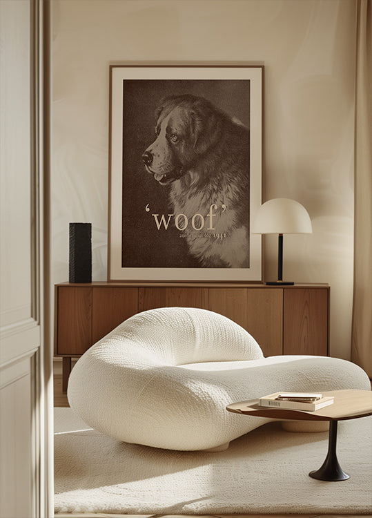 Perro de cita famosa Póster