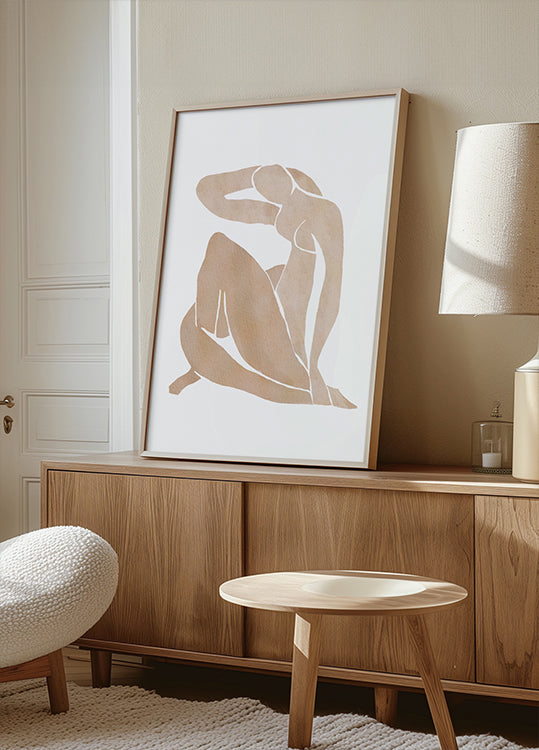 Póster Las mujeres forman el arte abstracto