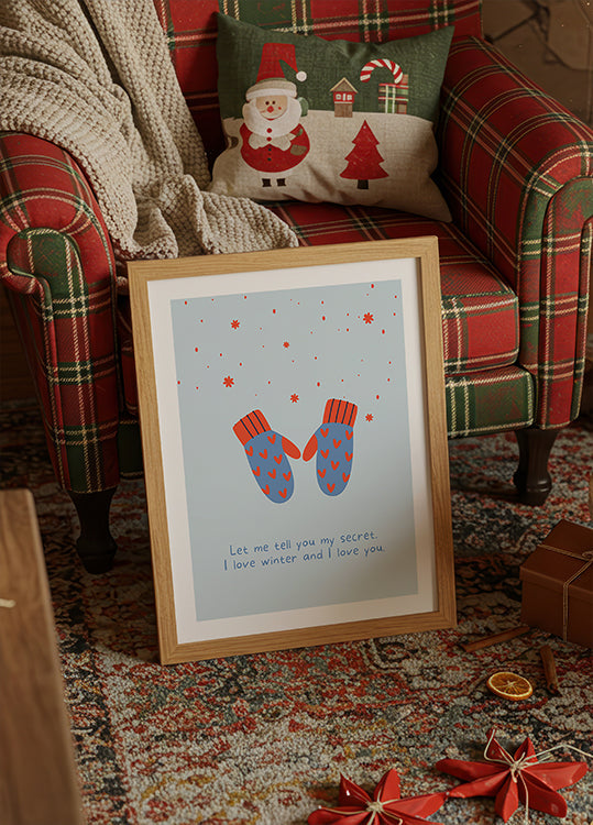 Amo el invierno y te amo Póster