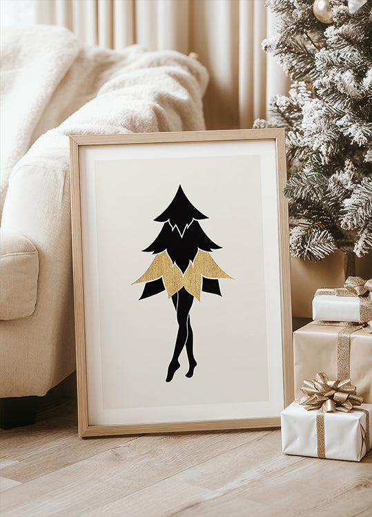 Lady Gaga en Navidad (vers.2) Póster