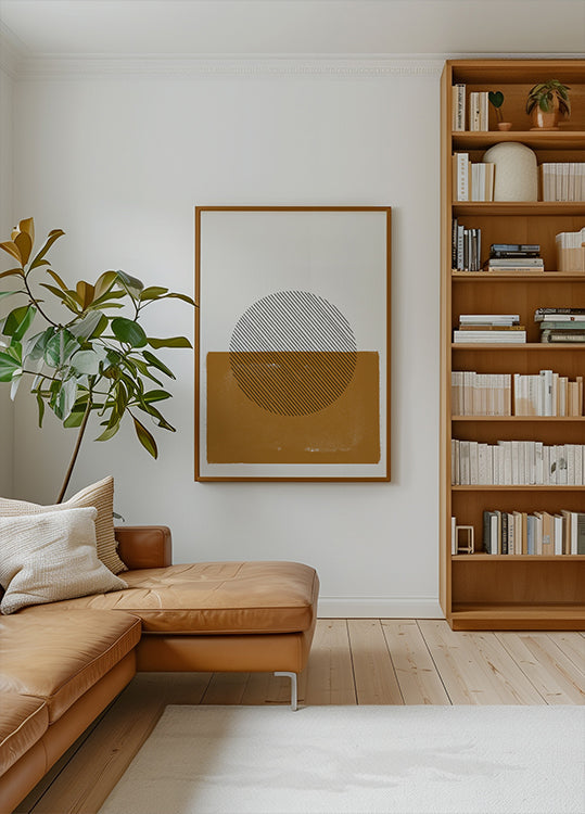 Horizonte rayado Póster