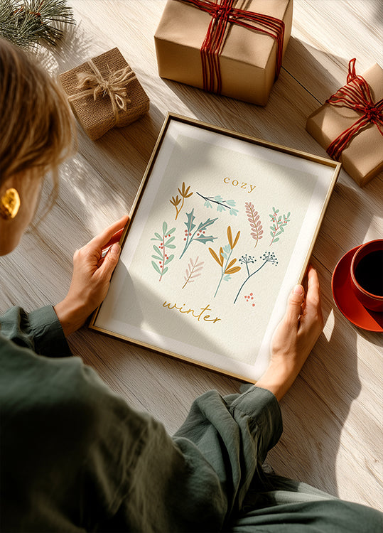 Póster Acogedor invierno