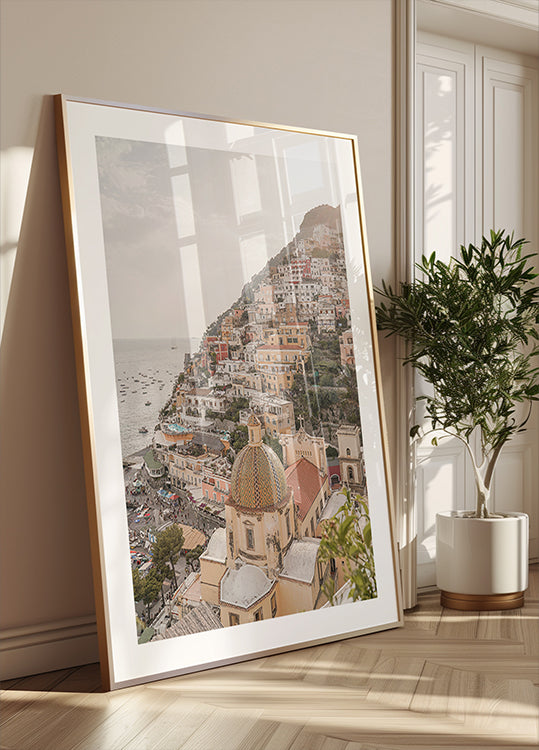 Felicidad de Positano Póster