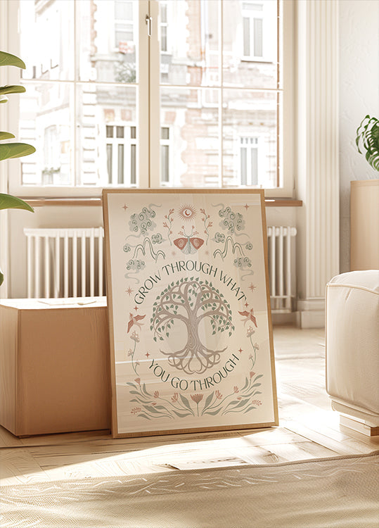 Crecer a través de Póster