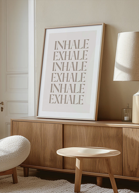 Inhala y exhala Póster