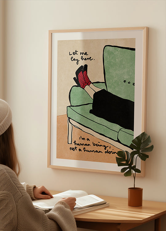 Déjame recostarme aquí Póster