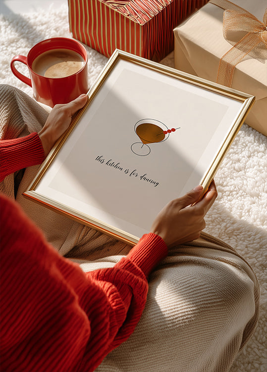 Póster Cocina navideña