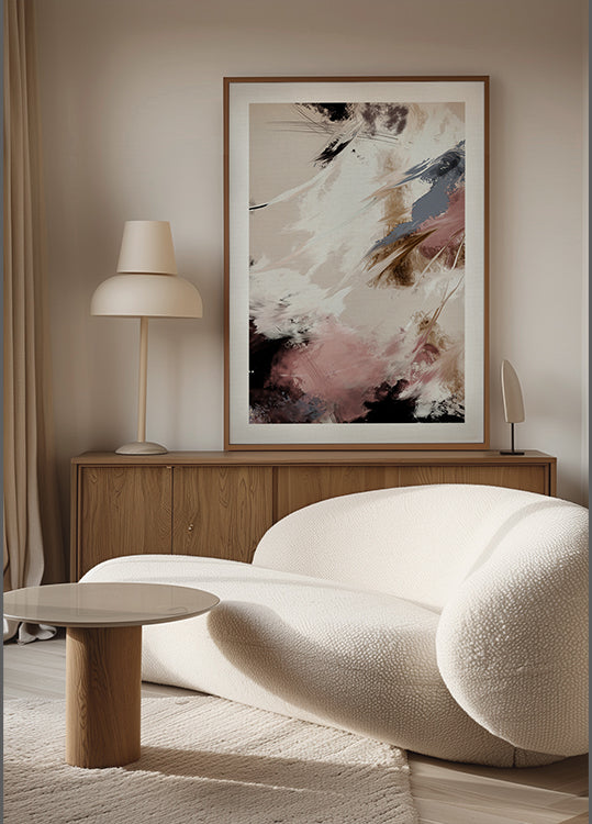 Póster Nubes de salpicaduras