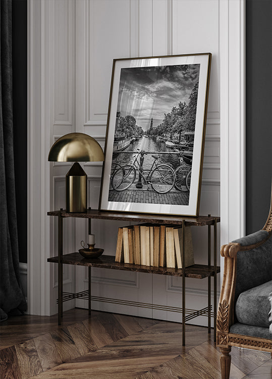 Typical Amsterdam - Monochrome Plakat