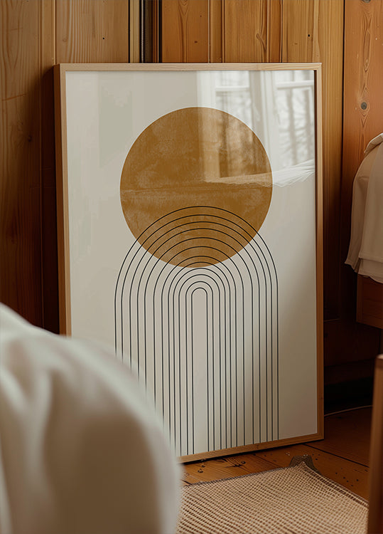 Ecos del arco dorado Póster