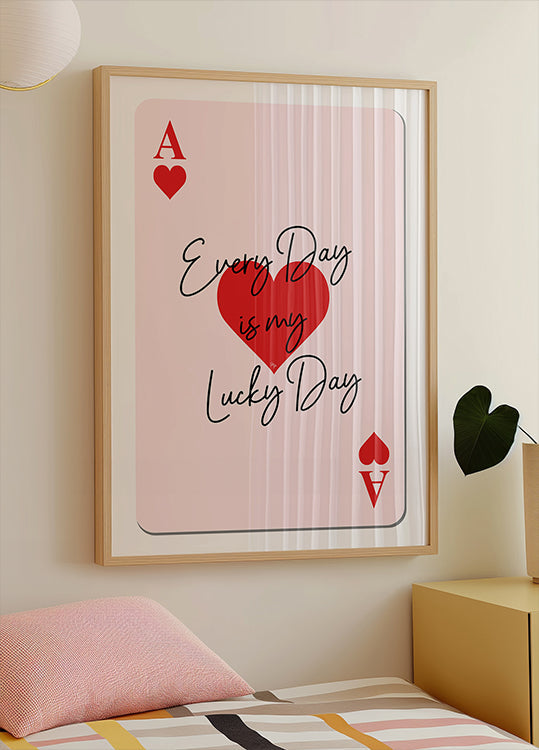 Corazones del as de la suerte