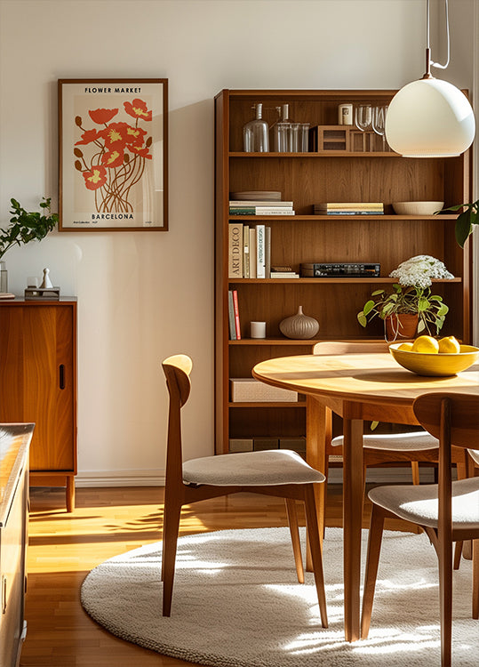 Mercado de las Flores. Barcelona Póster