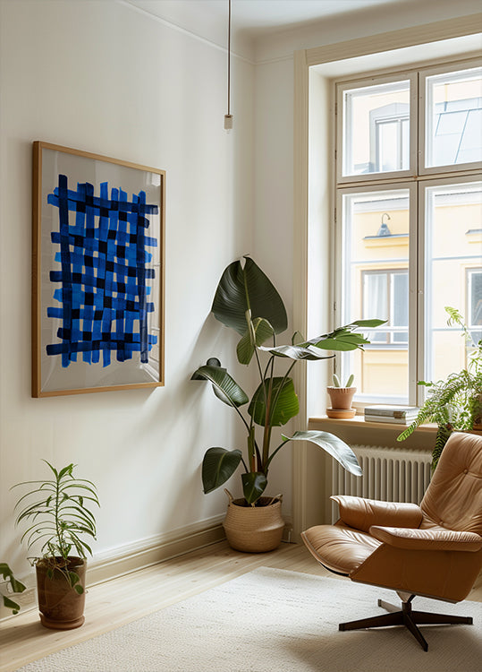 La cuadrícula 5 Póster