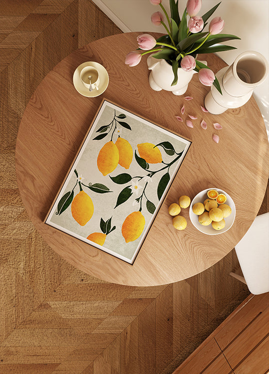 Sinfonía de cítricos Póster