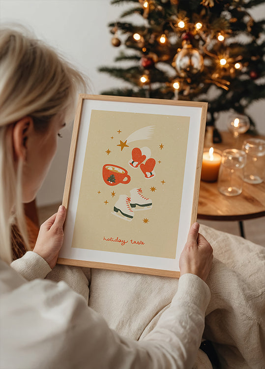 Póster Sabor navideño