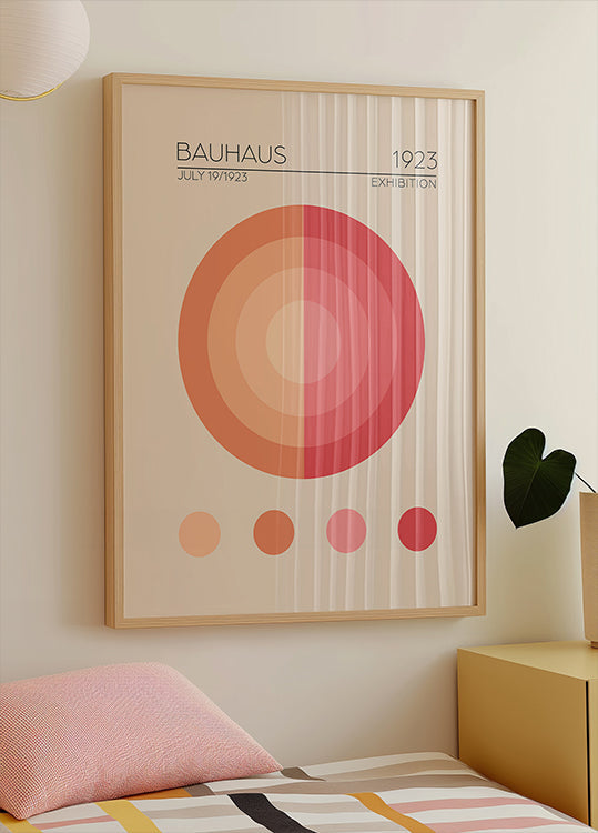 Círculos de la Bauhaus Póster