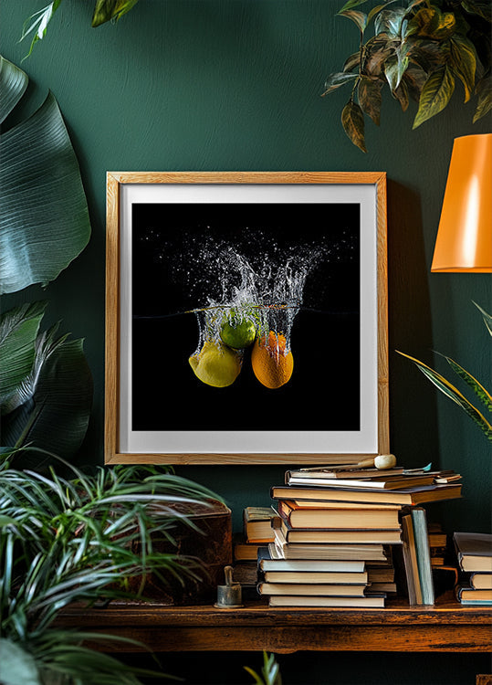 Salpicaduras de cítricos Póster