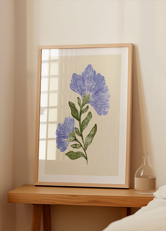 Póster Flor de la vendimia