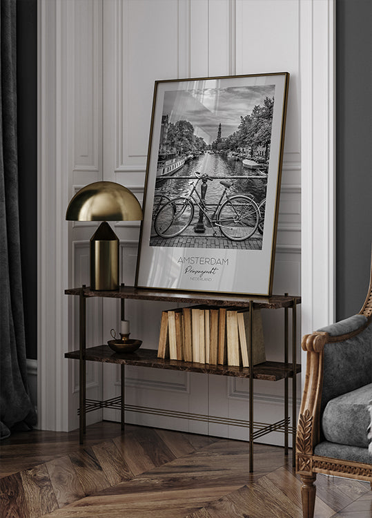 En foco: AMSTERDAM Prinsengracht Póster