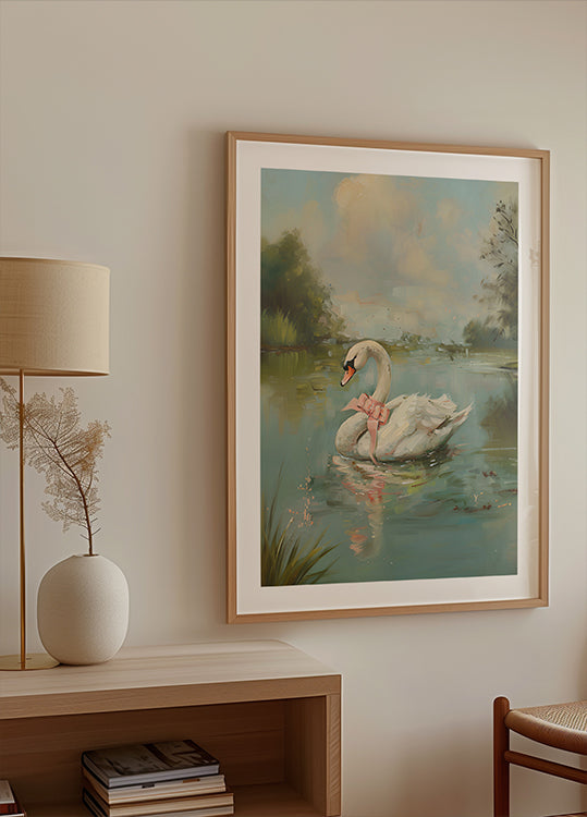 Coqueta cisne vintage