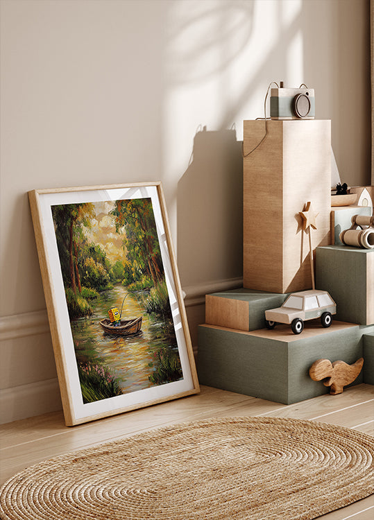 Bob junto al río Póster