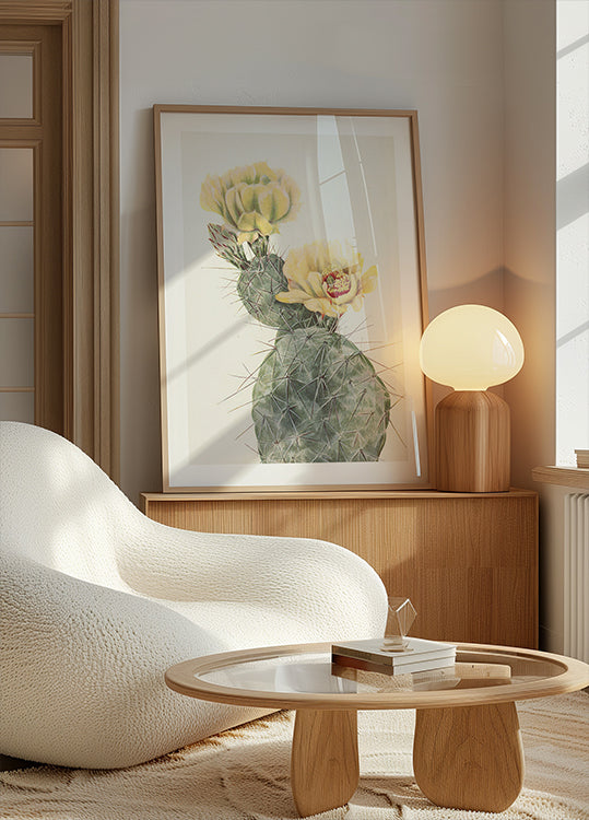 Nopal de Missouri de flores silvestres de América del Norte (1925) de Mary Vaux Walcott. Póster