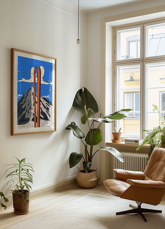 Póster Unas maravillosas vacaciones de esquí