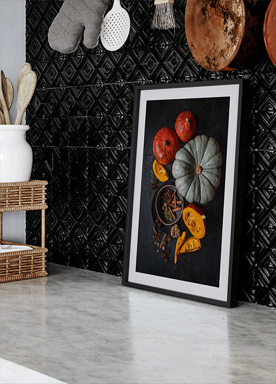 Póster Otoño en la mesa