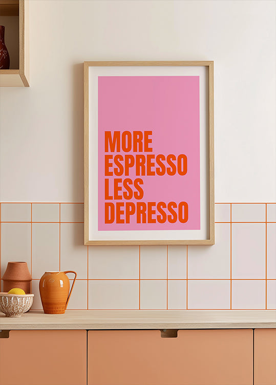 Vibraciones de cafeína Póster