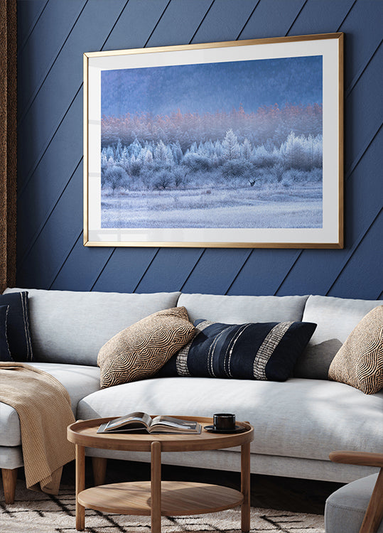 Póster Gradientes de otoño e invierno.