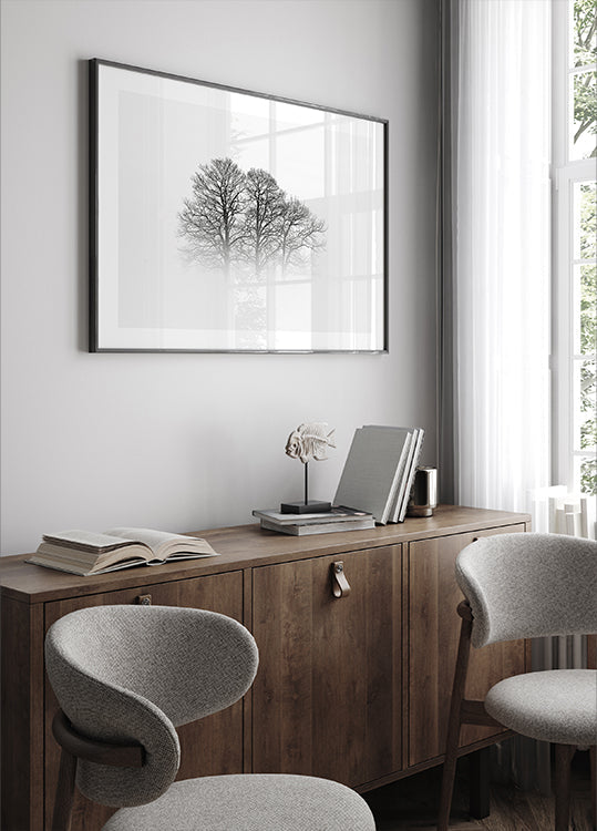 Una sombra brumosa de invierno Póster