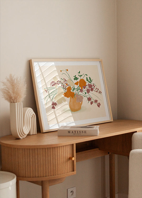 Póster Flores cálidas