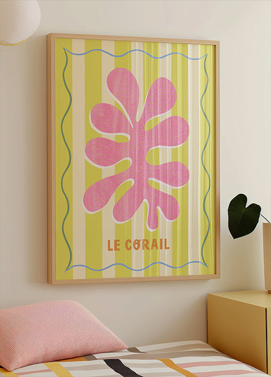 Le Corail Limón/Crema Póster