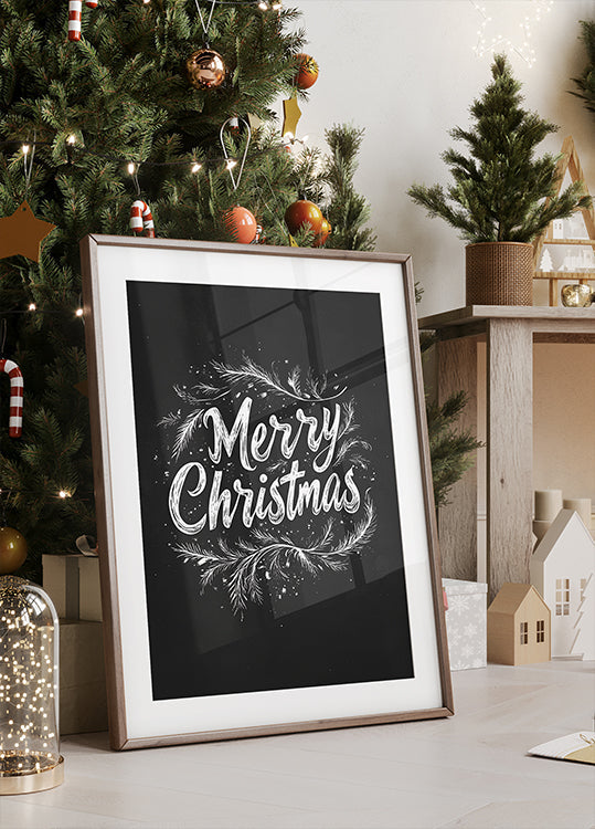 Holiday Chalk Wishes Plakat