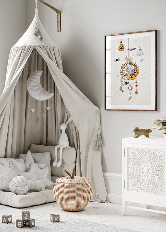 Atrapasueños de Halloween Póster