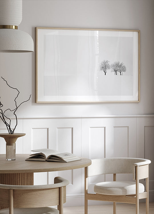 tree and silence Plakat