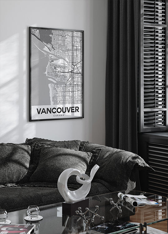 Vancouver blanco Póster