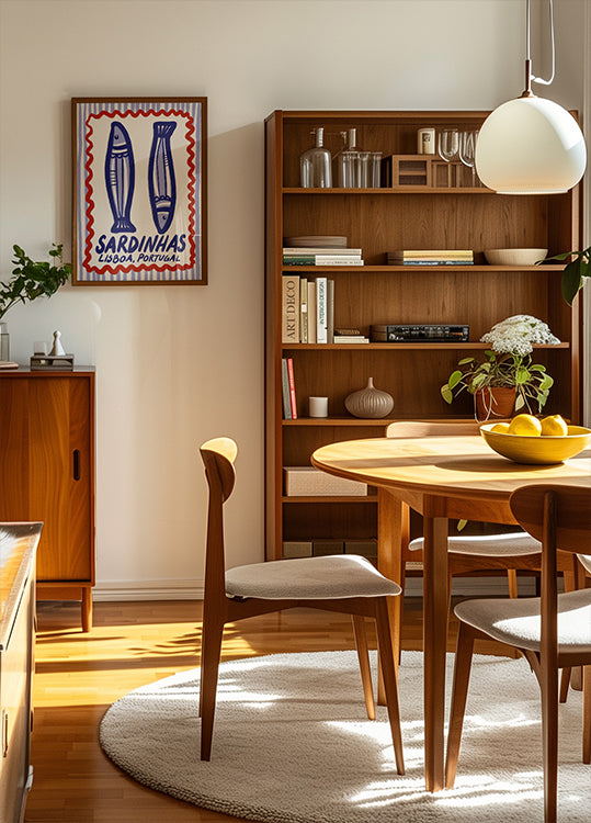 Delicias de sardinas de Lisboa Póster