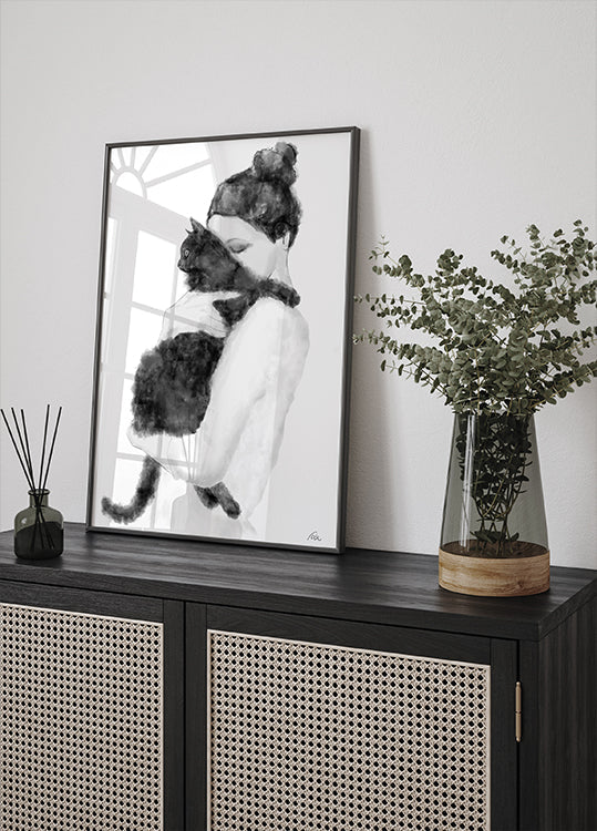 Amante de los gatos Póster