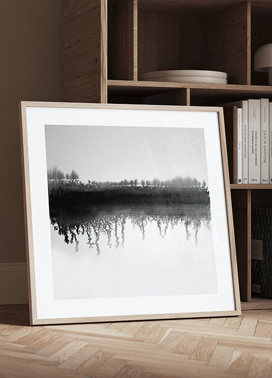 Póster Lago de invierno