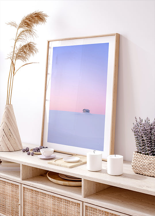 Amanecer en Biei Póster