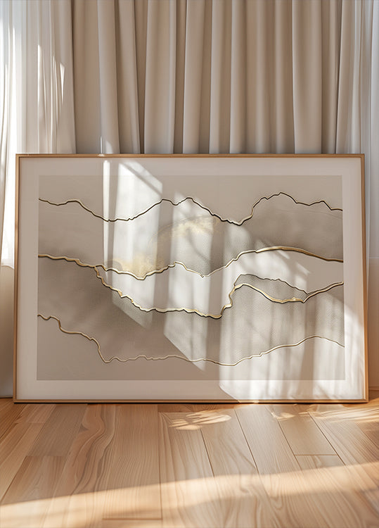 Paisaje metálico nº3 Póster