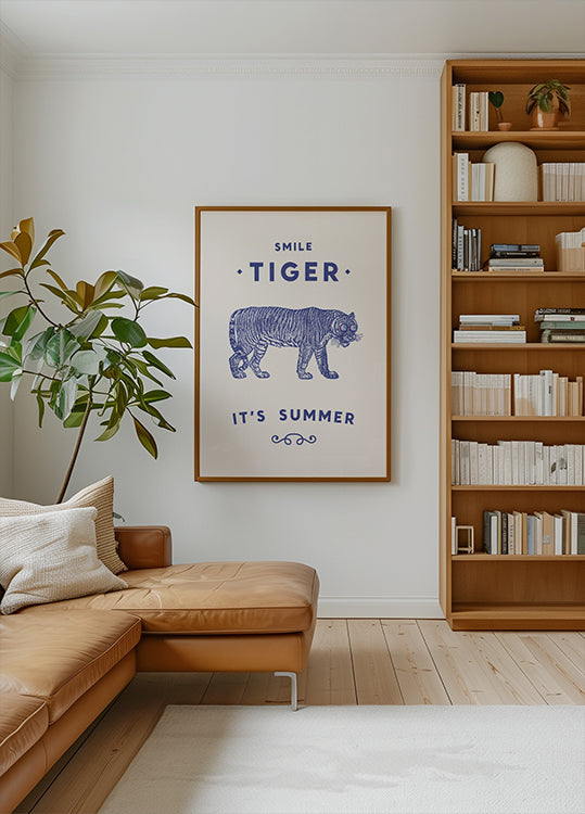 Sonrisa tigre Póster