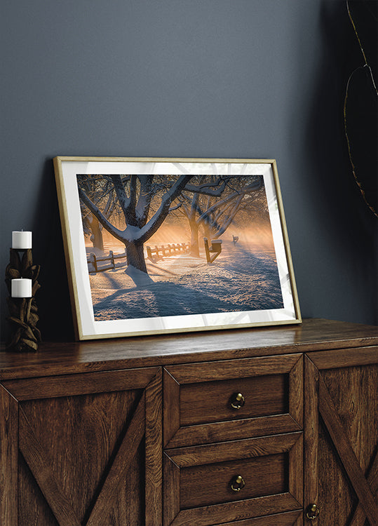 Después de la tormenta de nieve Póster